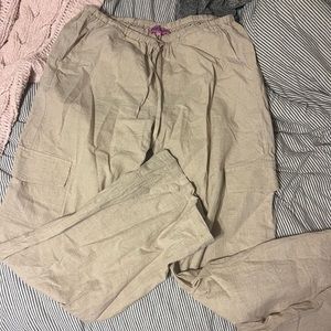 Edikted linen cargo pants